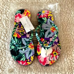 Vera Bradley Happy Blooms Flip Flops